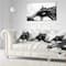 Designart - Paris Paris Eiffel Towerin Black and White Side View - Cityscape Canvas Print